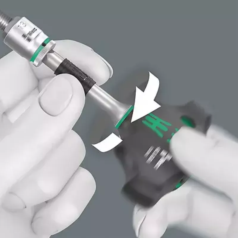 Wera 411 A RA adaptérový skrutkovač s priečnou rukoväťou a funkciou račne, 1/4 palca