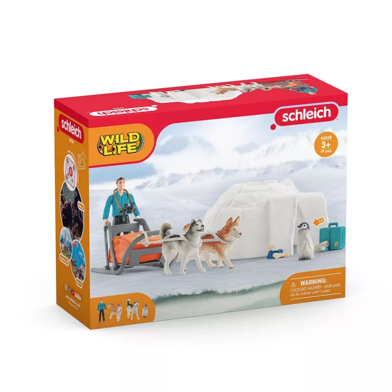 Zoo Schleich WILD LIFE Antarktická expedícia viacfarebná 42558