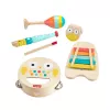 Mattel hudobná darčeková sada s drevenými nástrojmi pre malé deti