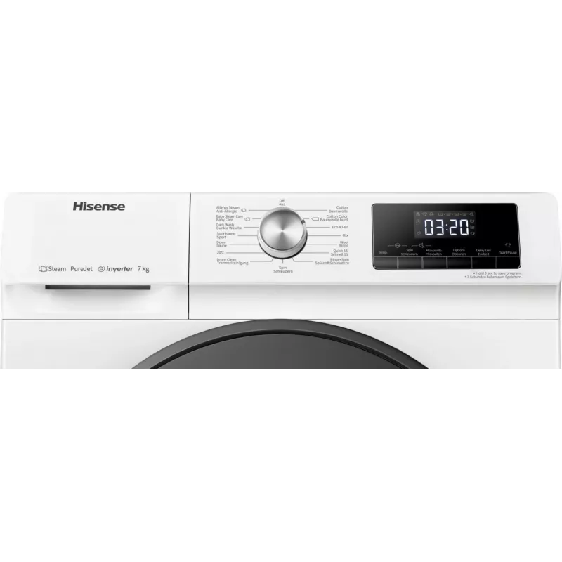 Hisense WFQA7014EVJM práčka plnená spredu 7 kg 1310 ot/min biela