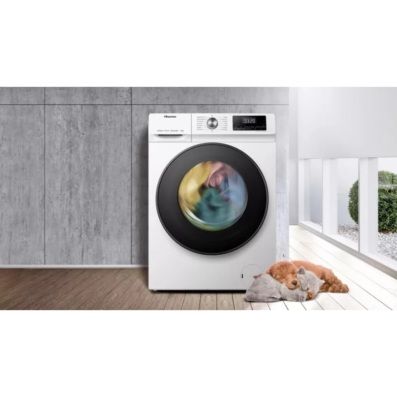 Hisense WFQA7014EVJM práčka plnená spredu 7 kg 1310 ot/min biela