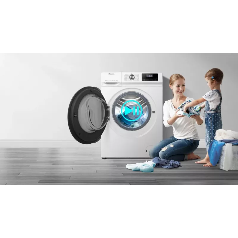 Hisense WFQA7014EVJM práčka plnená spredu 7 kg 1310 ot/min biela