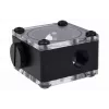 Alphacool Eisfluegel Indikátor prietoku G1/4, štvorcový, acetál, Čierny