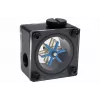 Alphacool Eisfluegel Indikátor prietoku G1/4, štvorcový, acetál, Čierny