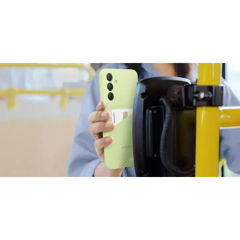 Samsung EF-OA256TBEGWW puzdro s priehradkou na karty pre Galaxy A25 5G, TPU, modro-čierne