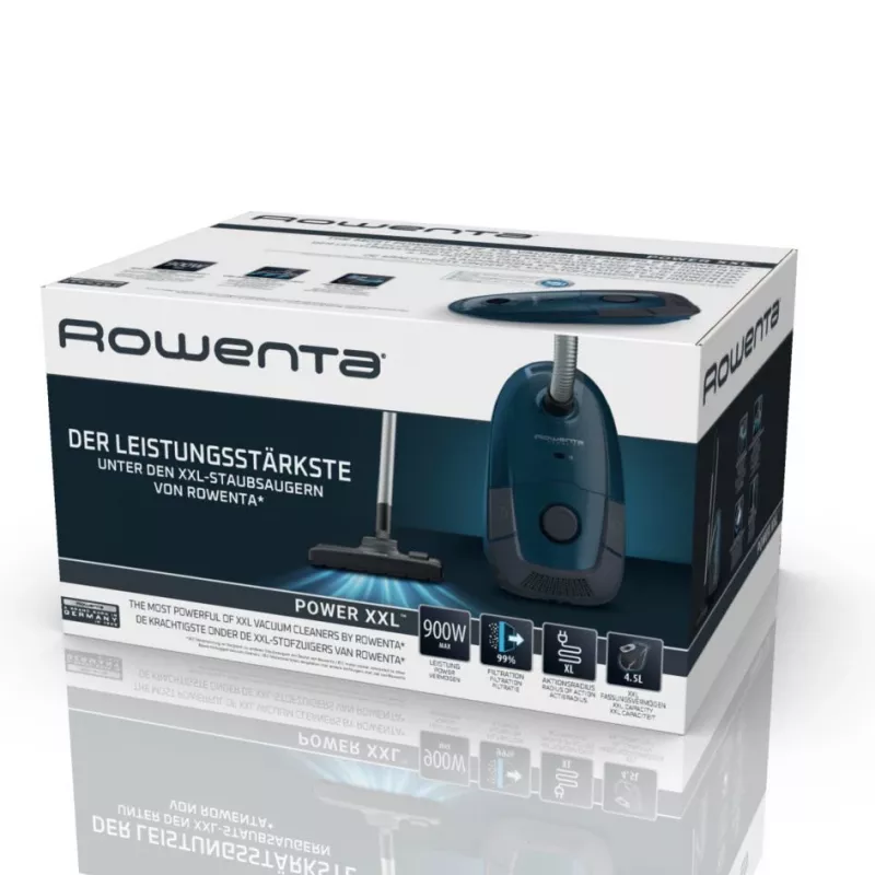 Rowenta Power XXL RO3126 4,5 L podlahový vysávač suchý 900 W vrece na prach