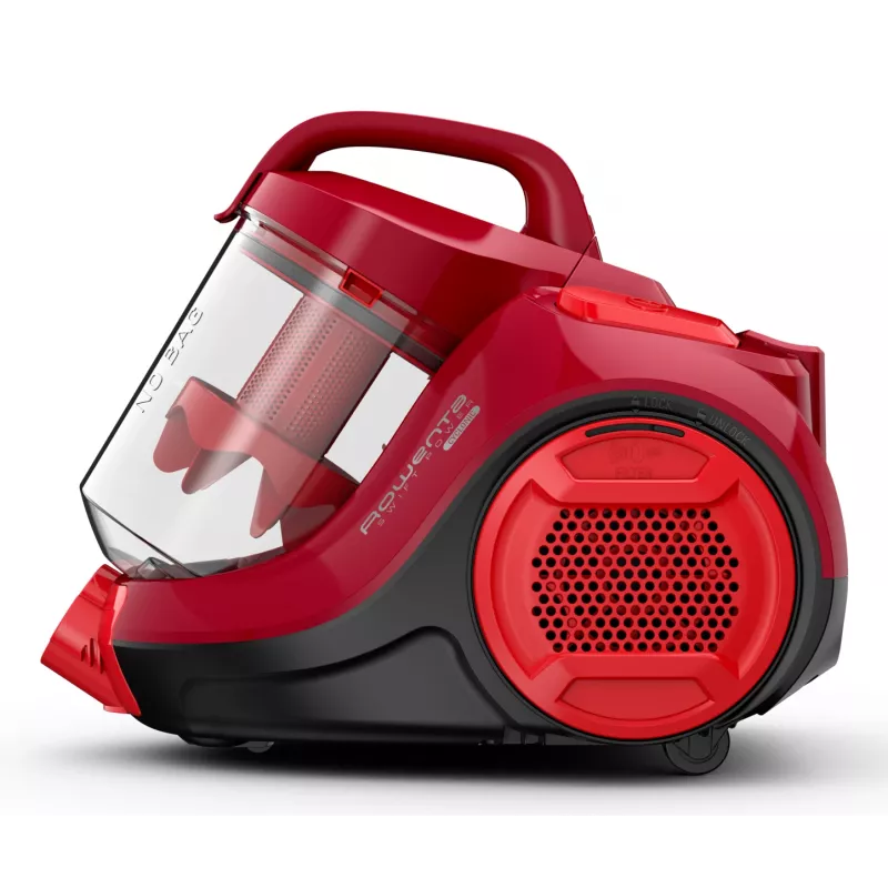 Rowenta Swift Power Cyclonic RO2913 bezvreckový podlahový vysávač, 3-stupňová filtrácia, červený