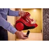 Rowenta Swift Power Cyclonic RO2913 bezvreckový podlahový vysávač, 3-stupňová filtrácia, červený