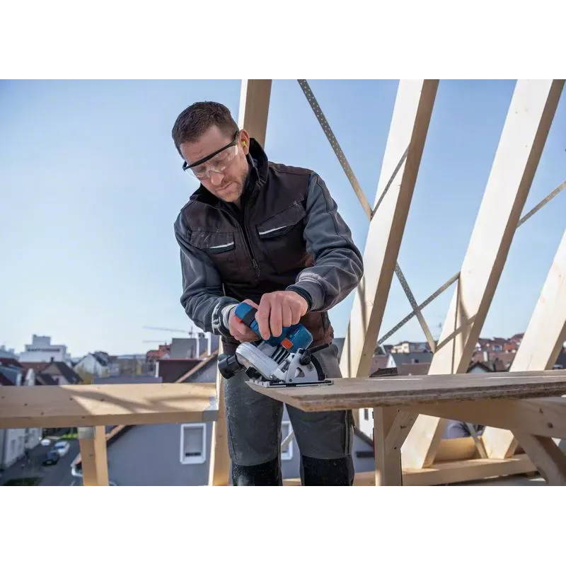 Bosch GKS 18V-57-2 Professional akumulátorová okružná píla, 18 V, 165 mm, bez akumulátora, modro-čierna