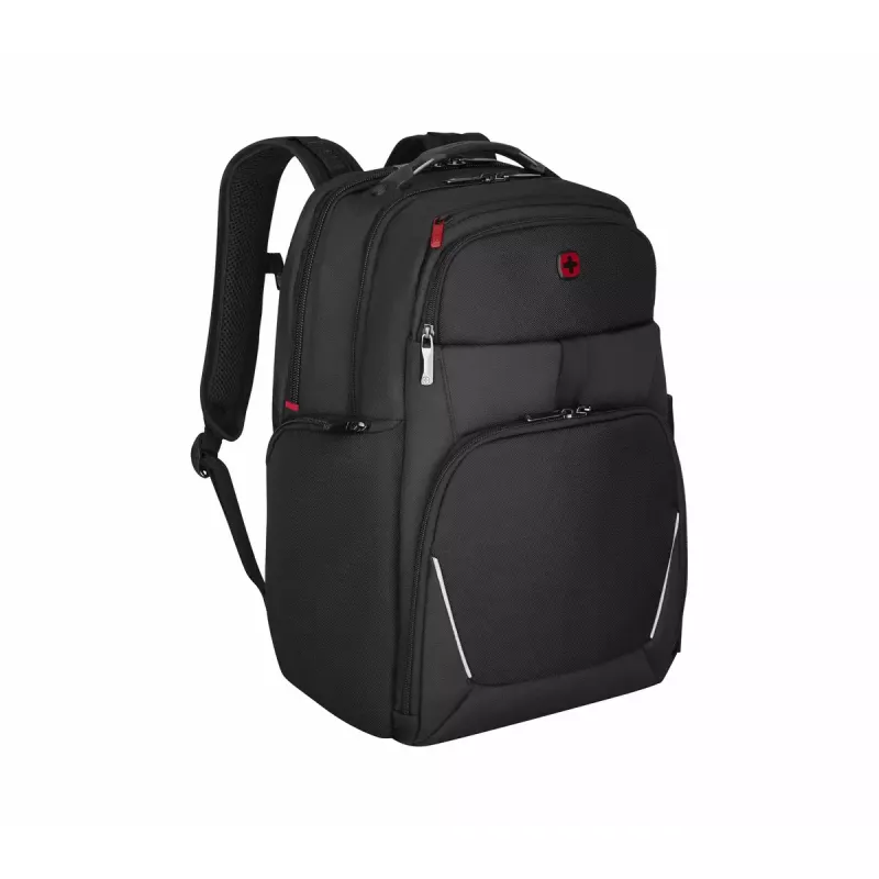 Bežný batoh Wenger SwissGear Meteor čierny polyester PVC rPET