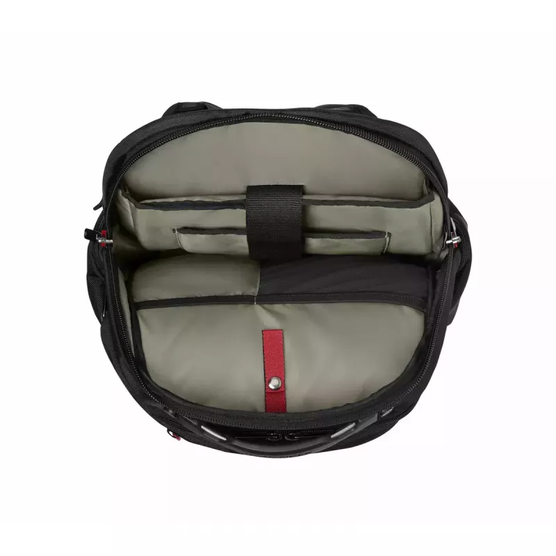 Bežný batoh Wenger SwissGear Meteor čierny polyester PVC rPET