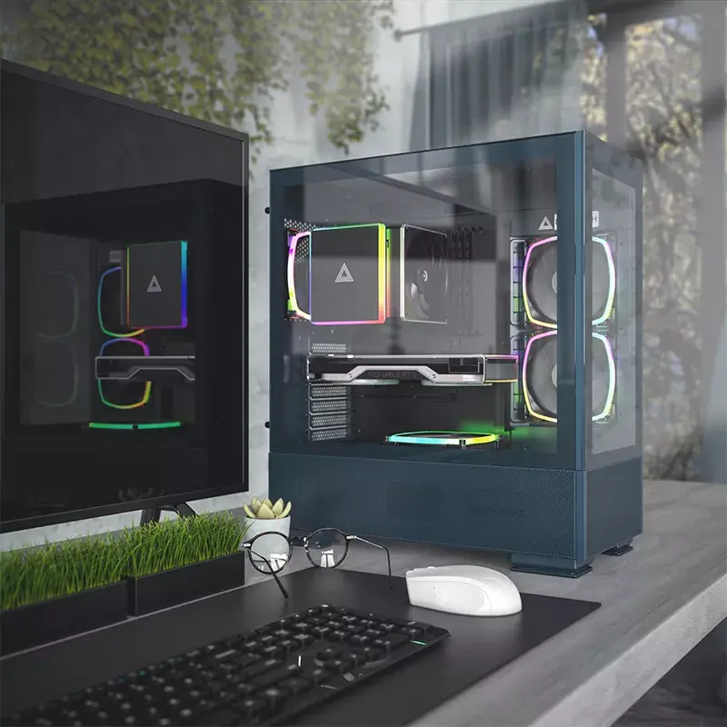 PC skriňa Montech SKY TWO Midi Tower modrá