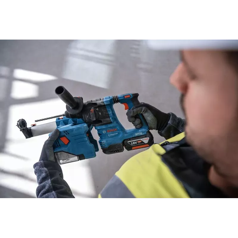 Bosch GDE 18V-12 Professional akumulátorový nadstavec na odsávanie prachu, 18 V, max. Ø vrtáka 10 mm, bez akumulátora, modrý