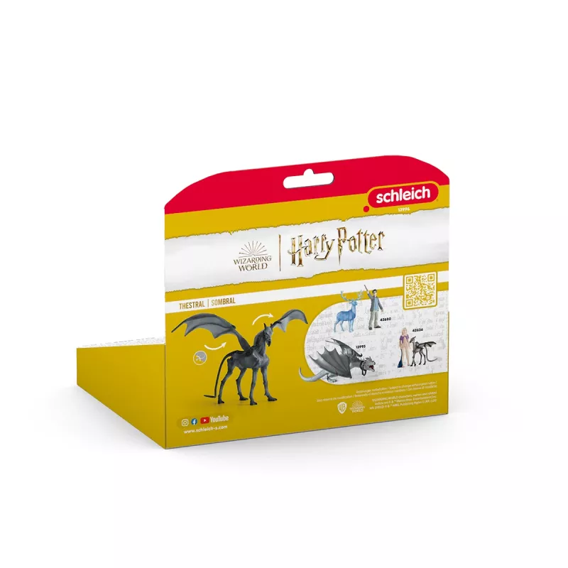 schleich Thestral, 6 rok(ov), Magical Creatures, čierna