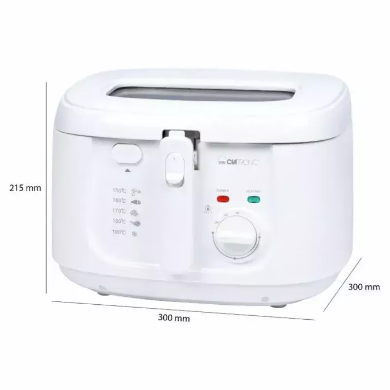Fritéza Clatronic FR 3771 2,5 L 1800 W biela