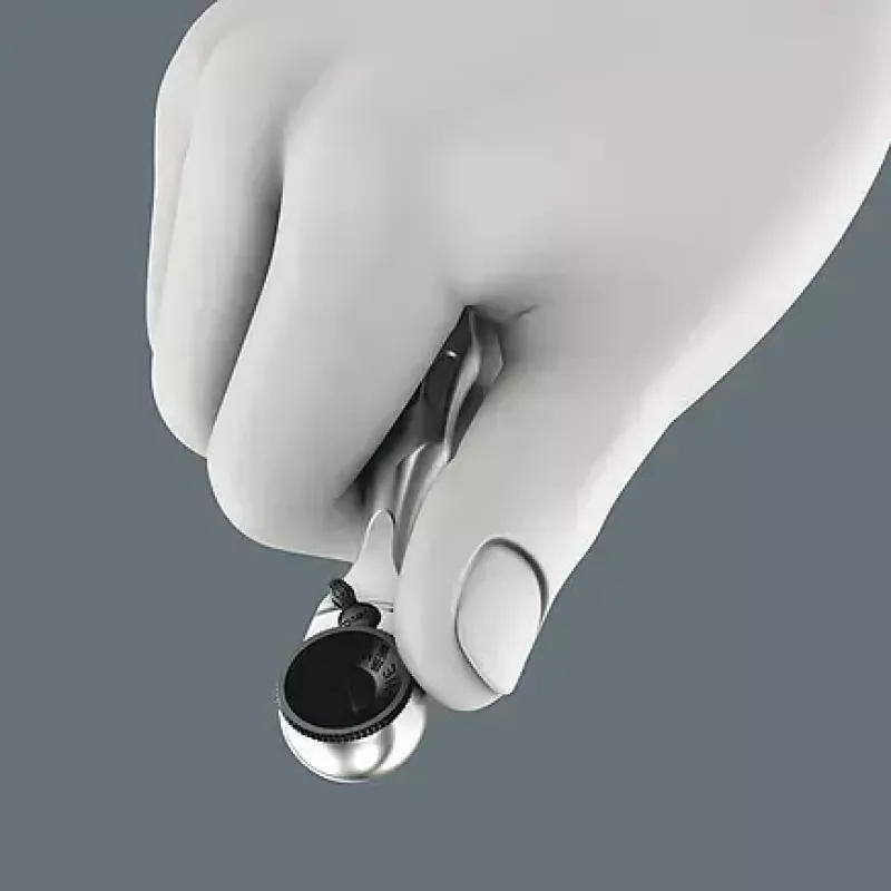 Wera 9532 05136042001 dielenská súprava na nitovanie reťazí, 20 ks, vrátane prepínateľnej račne na bity 1/4", čierna/zelená