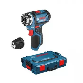 Bosch GSR 12V-15 FC Professional bez kľúča 600 g čierna, modrá