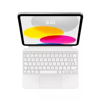 Apple Magic Keyboard Folio pre iPad (10. generácia), nemecké rozloženie, biela
