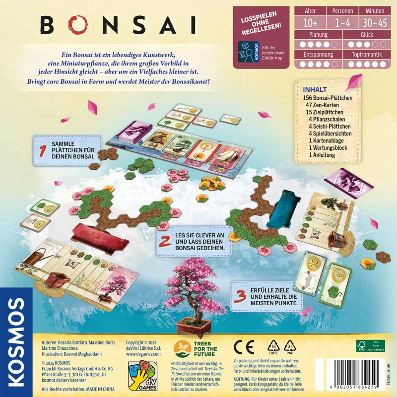 Kosmos Bonsai spoločenská hra rodinná