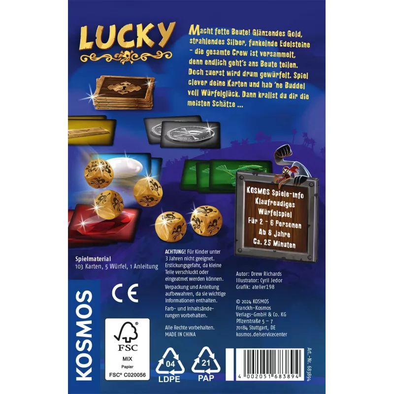 Kosmos Lucky 25 min spoločenská hra taktická