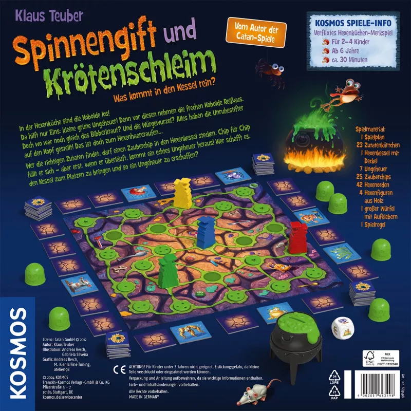 Kosmos 45496913 spoločenská/kartová hra 30 min spoločenská hra pamäťová