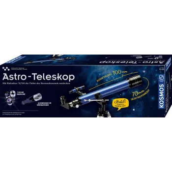 Kosmos Astro-Teleskop, teleskop, astronómia, 12 rokov, čierna