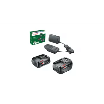 Bosch štartovacia sada 18V - 2 x batéria (2,0 Ah + 4,0 Ah) sada batérie a nabíjačky