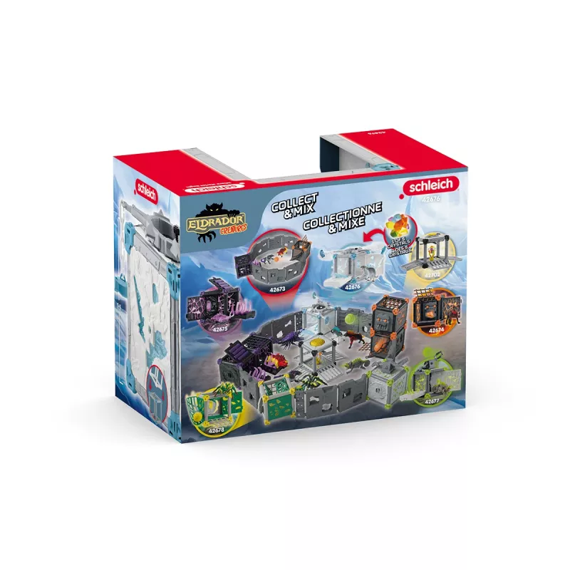 schleich BattleCave Eisratte, príšery a draky, BattleCave, 7 rokov, viacfarebné, plast