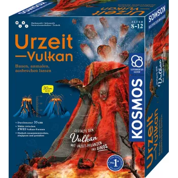 Kosmos Urzeit-Vulkan, sopka, vývoj, 8 rokov Kosmos Urzeit-Vulkan. Typ produktu: sopka, téma: vývoj, odporúčaný vek (min.): 8 rokov