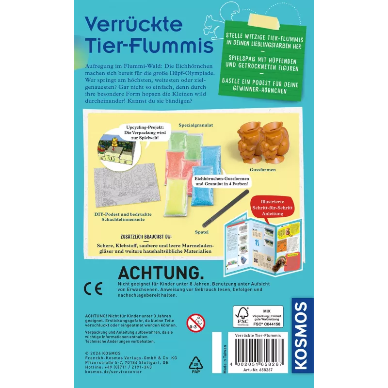 Kosmos 658267 Verrückte Tier-Flummis experimentálna súprava, od 8 rokov