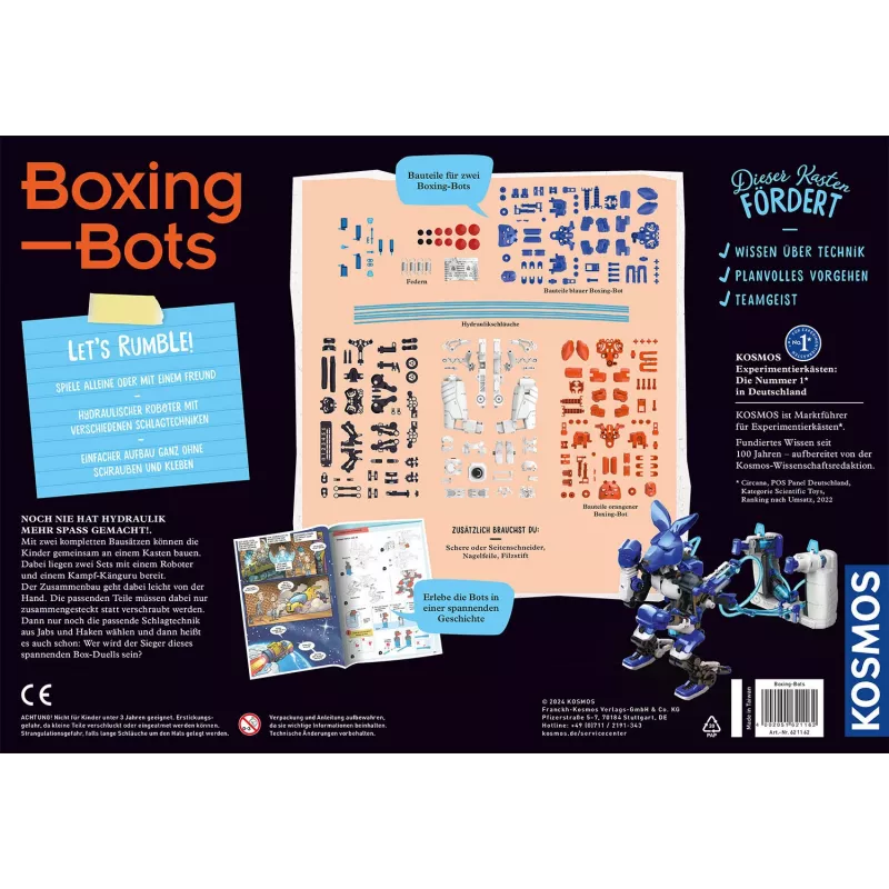 Kosmos Boxing Bots, robot, technika, 10 rokov Kosmos Boxing Bots. Typ produktu: robot, téma: technika, odporúčaný vek (min.): 10 rokov