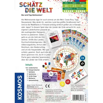 Kosmos Schätz die Welt 45 min stolová hra náučná