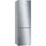 Bosch Serie 6 KGE398IBP kombinovaná chladnička s mrazničkou, 343 l (249 l chladnička / 94 l mraznička), energetická trieda B, 201 cm, vymeniteľné otváranie dverí, nerezová oceľ