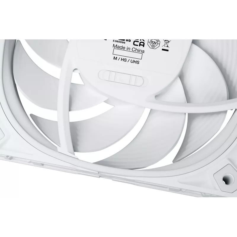 be quiet BL118 Chladiaci systém počítača Skriňový ventilátor 12 cm Biela 1 kus