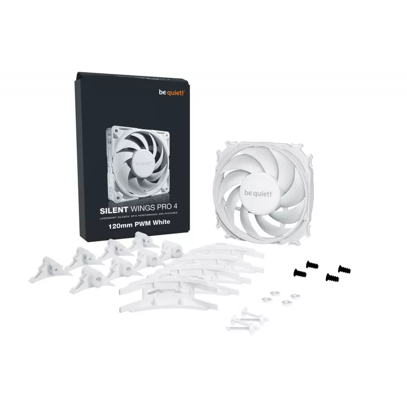 be quiet BL118 Chladiaci systém počítača Skriňový ventilátor 12 cm Biela 1 kus