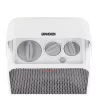 Unold 86450 elektrický teplovzdušný ventilátor do interiéru sivý, biely 2000 W teplovzdušný ventilátor