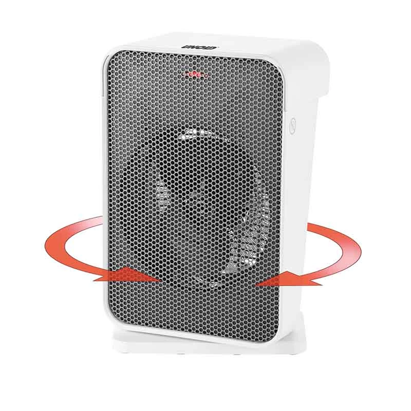 Unold 86450 elektrický teplovzdušný ventilátor do interiéru sivý, biely 2000 W teplovzdušný ventilátor