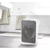 Unold 86450 elektrický teplovzdušný ventilátor do interiéru sivý, biely 2000 W teplovzdušný ventilátor