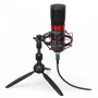 PC mikrofón ENDORFY Solum Streaming T — USB kábel, 24-bit/48 kHz, 18 – 21 000 Hz, stolový stojan, výstup na slúchadlá, čierny