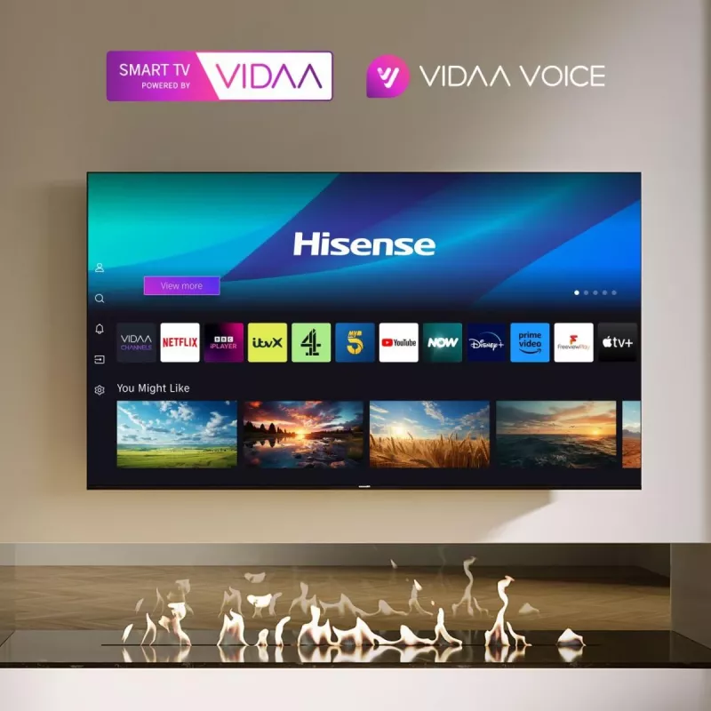 Hisense 75E6NT 190,5 cm (75 palcov) 4K Ultra HD Smart TV Wi-Fi čierny 350 cd/m²