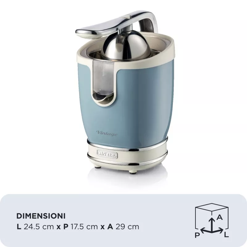 Elektrický lis na citrusy Ariete 0413/05 0,6L 85W modrý