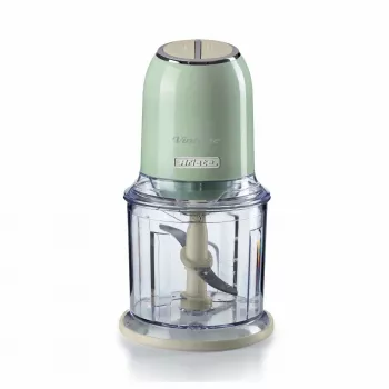 Ariete 438, vintage drvič, drvič a drvič ľadu, 2 rýchlosti, 4 nerezové čepele, 600 ml odmerka, 400 W, zelený