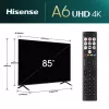 Hisense 85E6NT 2,16 m (85 palcov) 4K Ultra HD Smart TV Wi-Fi čierna 400 cd/m²