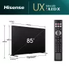 Hisense 85UXNQ QLED televízor 4K Ultra HD 215 cm (85 palcov), 120 Hz, AMD FreeSync, trojitý tuner, čierny
