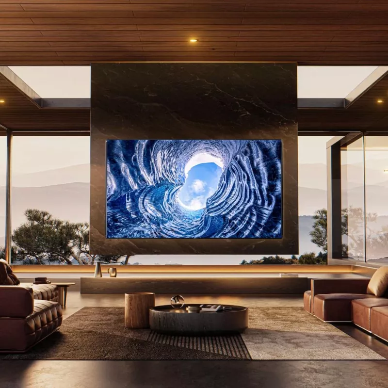 Hisense 85UXNQ QLED televízor 4K Ultra HD 215 cm (85 palcov), 120 Hz, AMD FreeSync, trojitý tuner, čierny