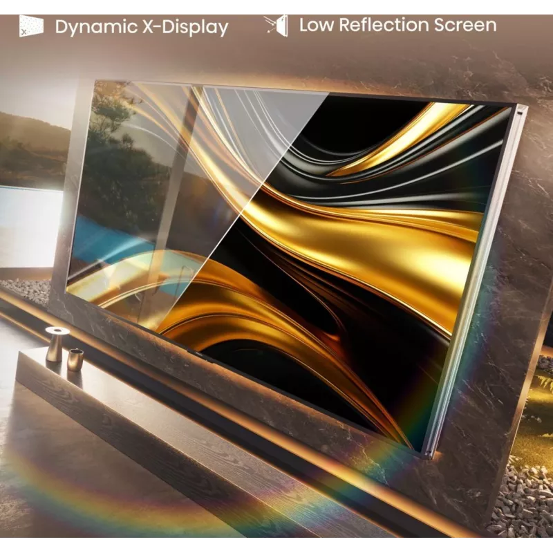 Hisense 85UXNQ QLED televízor 4K Ultra HD 215 cm (85 palcov), 120 Hz, AMD FreeSync, trojitý tuner, čierny