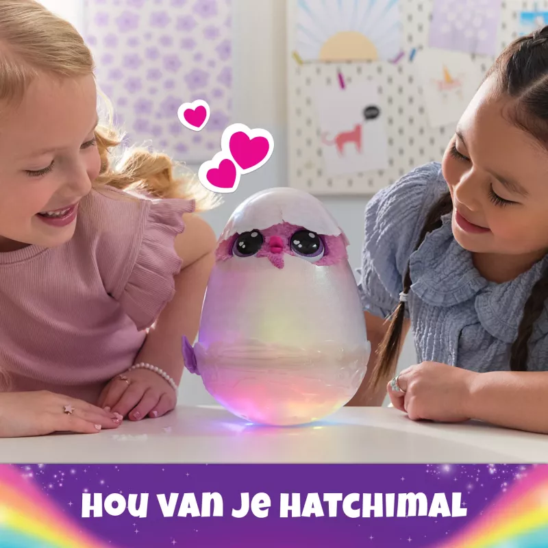 Hatchimals Alive Mystery Hatch Pufficorn Spinmaster AA batéria ružová biela