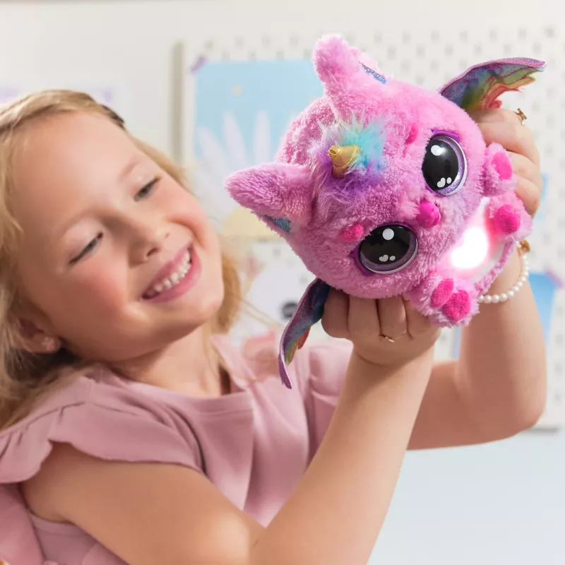 Hatchimals Alive Mystery Hatch Pufficorn Spinmaster AA batéria ružová biela
