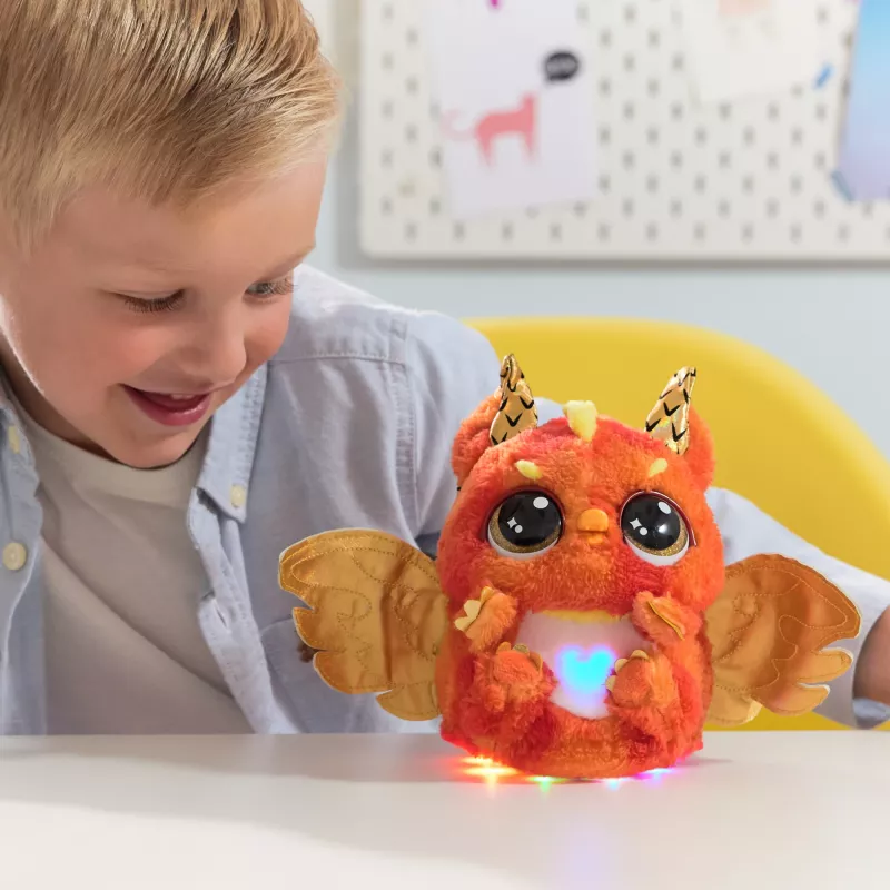 Hatchimals Alive Mystery Hatch Draggle Spinmaster ružová biela AA