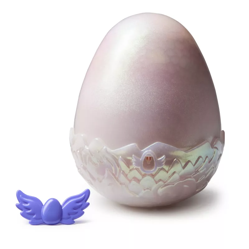 Hatchimals Alive Mystery Hatch Draggle Spinmaster ružová biela AA